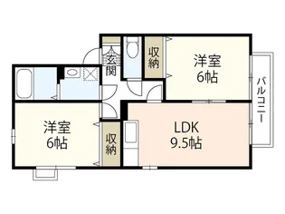 スペランツァ【2階】の間取り