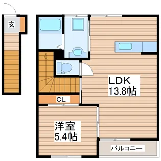 モンテ・ヴェールM【2階】の間取り