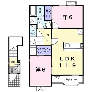 エテルノカーサ【2階】の間取り