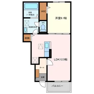 エル・ブランシュ【1階】の間取り