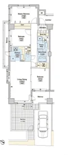 レジディアタワー上池袋(パーク棟)【1階】の間取り