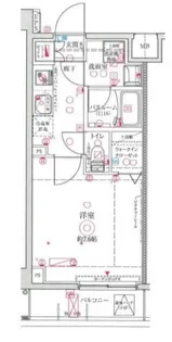 クレヴィスタ武蔵中原II【3階】の間取り