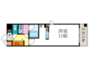 グランコスモ河原町【3階】の間取り