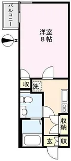 フラックス代々木公園【3階】の間取り