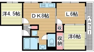 シャトレイユ【4階】の間取り