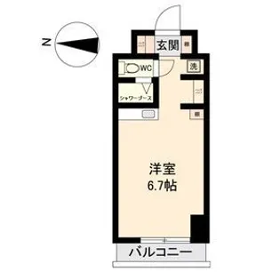 アソルティ東二番丁レジデンス【9階】の間取り