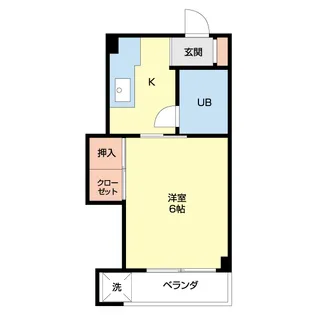 レジデンス富士見【1階】の間取り