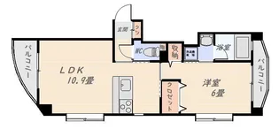 メゾンスバル【5階】の間取り