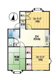 ウェンブリーB棟【2階】の間取り