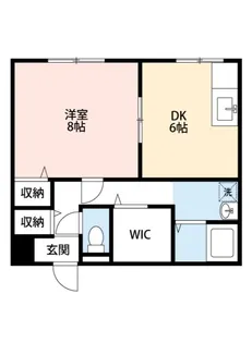 ジョイクレア【1階】の間取り