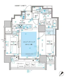 ディームス渋谷本町【3階】の間取り