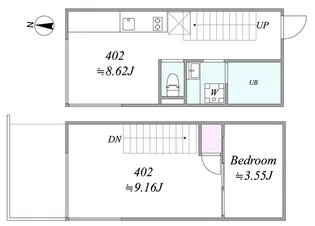 trias317【4階】の間取り