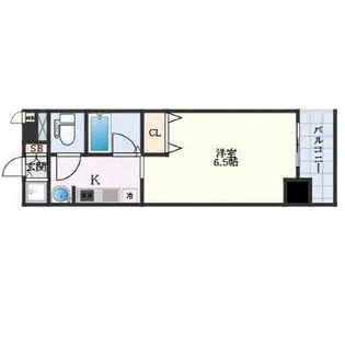 プレサンス名古屋STATIONアブソリュート【7階】の間取り