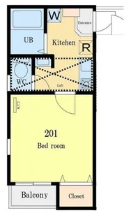 GH鶴見中央アパートメント【2階】の間取り