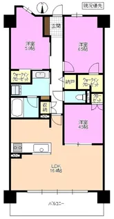 レーベン松本GRIDE【13階】の間取り