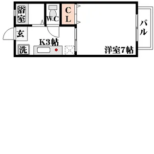 セレナ元町【1階】の間取り