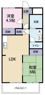 サンパレス心彰【7階】の間取り
