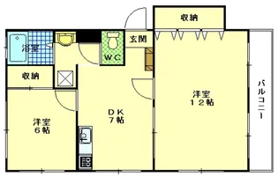 ユーエスビル【2階】の間取り