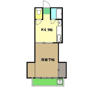 サンエイハイツ【2階】の間取り