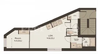 TOLEN SHIROKANE【5階】の間取り