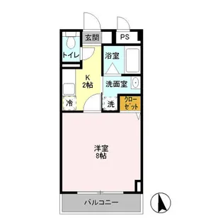 シャルマン五番館【3階】の間取り