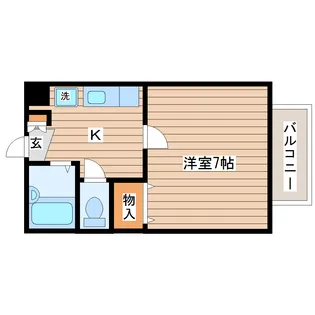 アルテア長町南【1階】の間取り