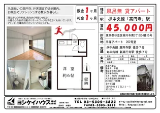 手塚アパート【2階】の間取り