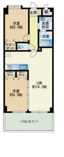 ベラビスタ【6階】の間取り