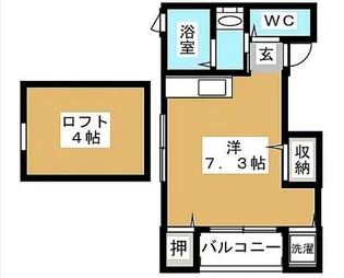 エスポワール木下【2階】の間取り