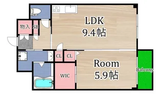 ヴィラーレ吉川【2階】の間取り