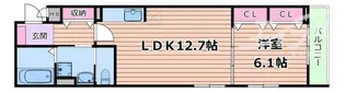 ジーアンビエンス【2階】の間取り