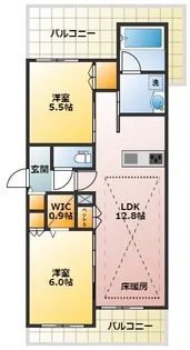 クラッシーコート三鷹台【3階】の間取り