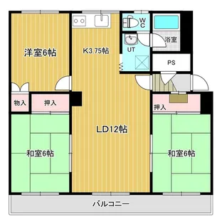ツチヤハイツ【1階】の間取り
