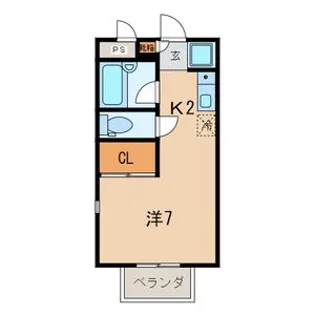 Avenue1番館【2階】の間取り
