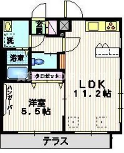 イデアルアパートメント北沢【1階】の間取り