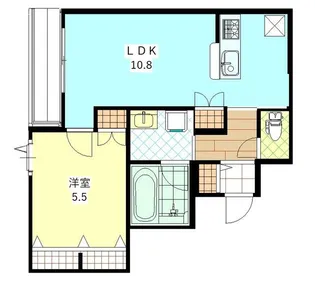 プランドール代田【2階】の間取り