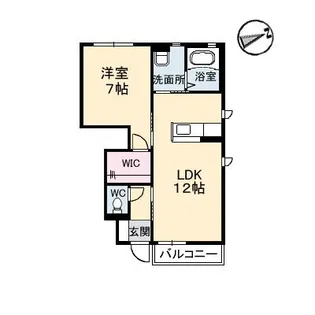 スプリングス【1階】の間取り