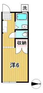 コーポいづみ【1階】の間取り