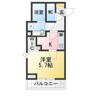パレス国分寺【3階】の間取り