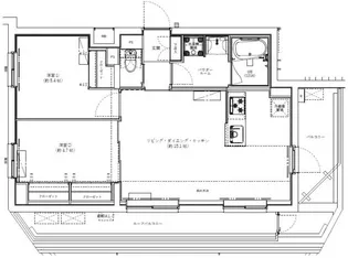GENOVIA学芸大学【5階】の間取り