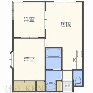エルドラード琴似【1階】の間取り