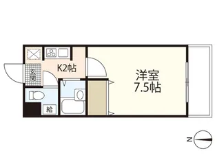 坊田ビル【3階】の間取り