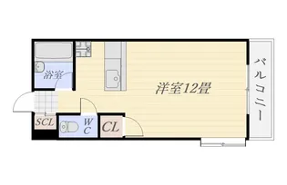 上杉第8マンション中央【6階】の間取り