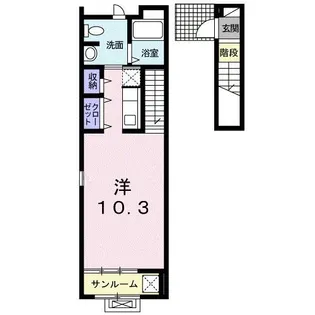 キャンディ パーク【2階】の間取り