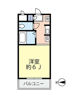 グランヴァン四谷三丁目【1階】の間取り