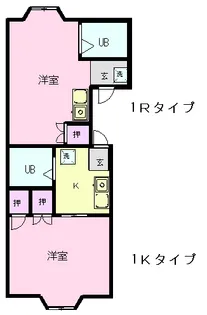 サウスコート【2階】の間取り