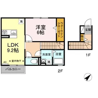 Forte III【2階】の間取り