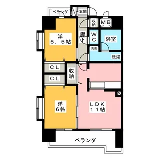 アビテ・テール【9階】の間取り