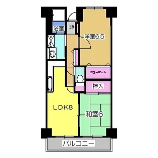 PRIME COURT【2階】の間取り