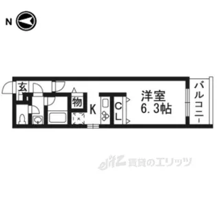 Bluegrass【3階】の間取り